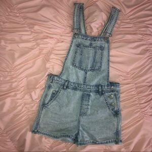 Topshop Moto Overalls Shorts